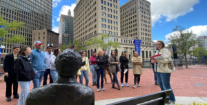 group walking tour of providence